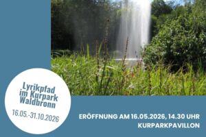 Lyrikpfad Waldbronn im Kurpark