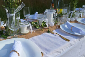 Dîner en blanc im BarfussPark